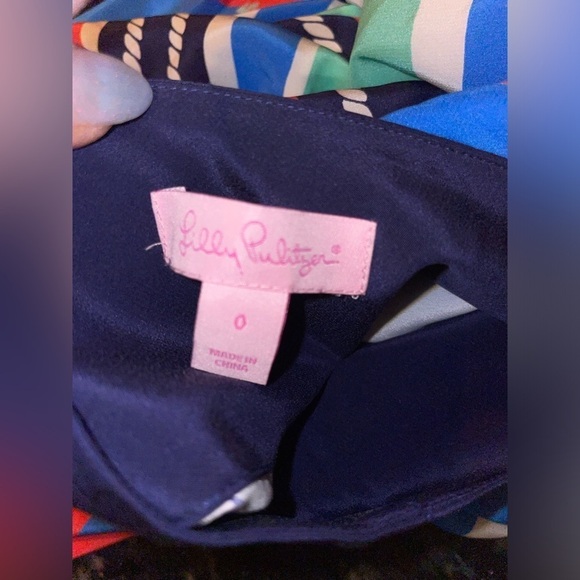 Lilly Pulitzer Printed Silk Maxi Skirt ⚓️🛳️ Size 0 - Picture 8 of 10